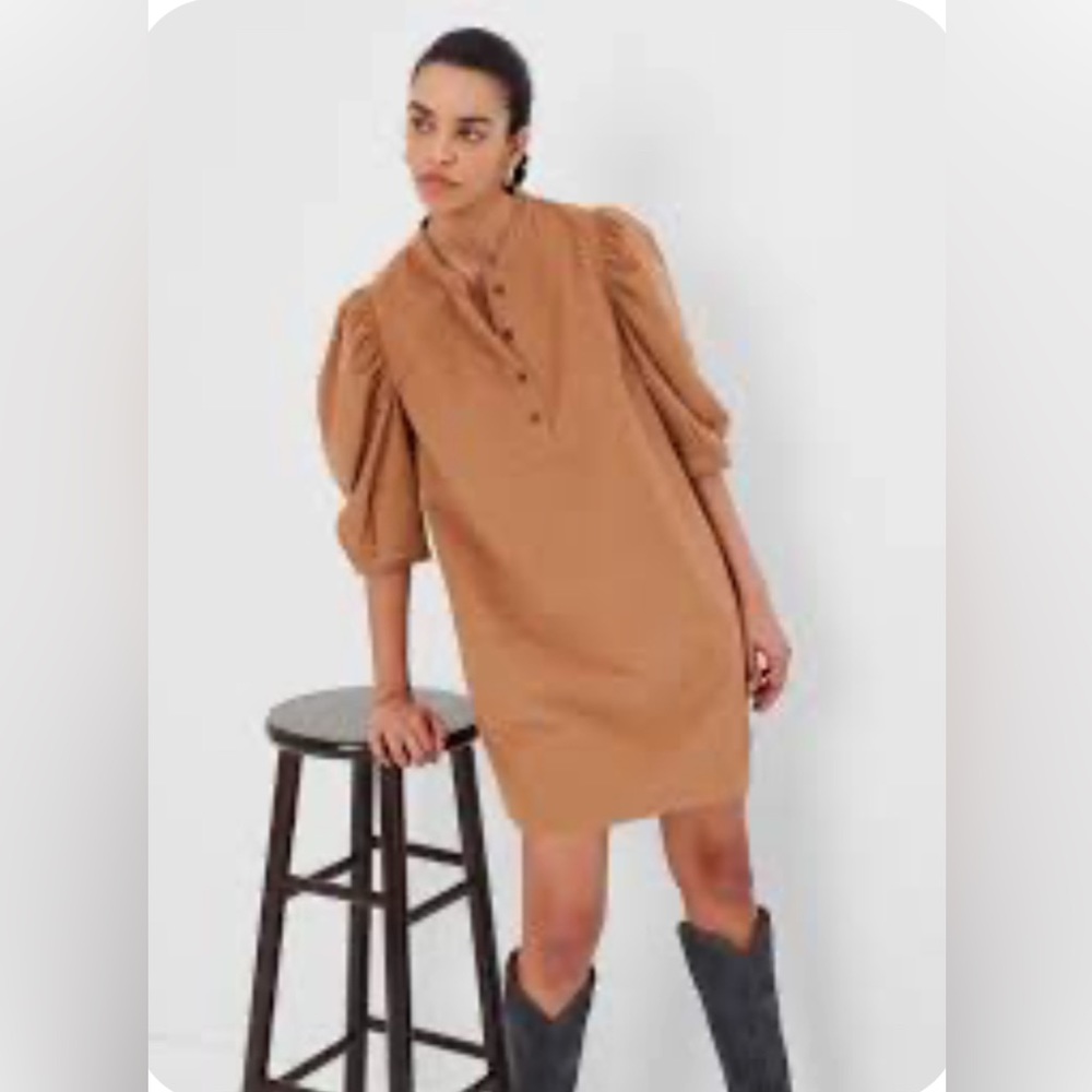 Gap baby corduroy caramel brown shift dress
